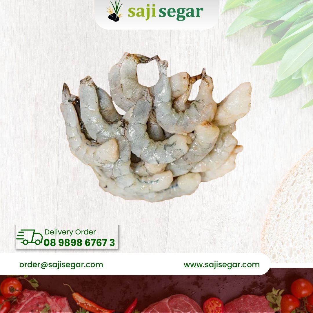 Udang Kupas PTO SEGAR 250gr - Udang Bersih Tanpa kulit FRESH