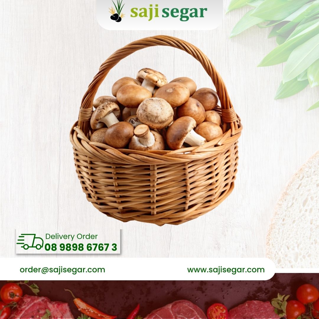 Jamur kancing / 100gram